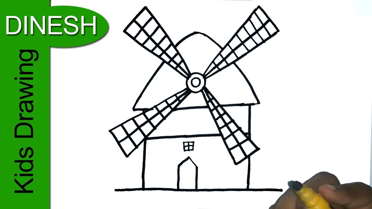 Synonym Handwerk
 List of Synonyms and Antonyms of the Word windmill drawing
