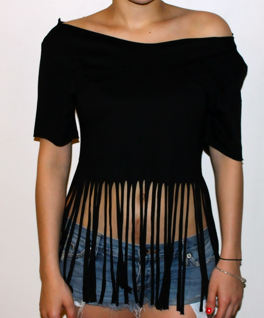 T-Shirt Diy
 DIY Fringe T shirt Natalia Ambrosia