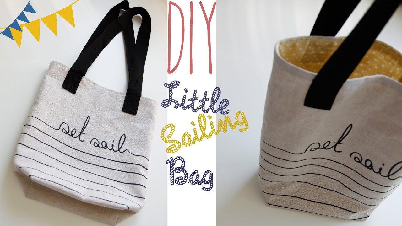 Tasche Diy
 DIY "Little Sailing Bag" Tasche selber nähen