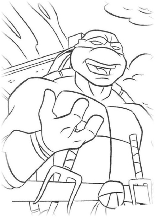Teenage Mutant Ninja Turtles Ausmalbilder
 Malvorlagen zum Ausdrucken Ausmalbilder Teenage Mutant