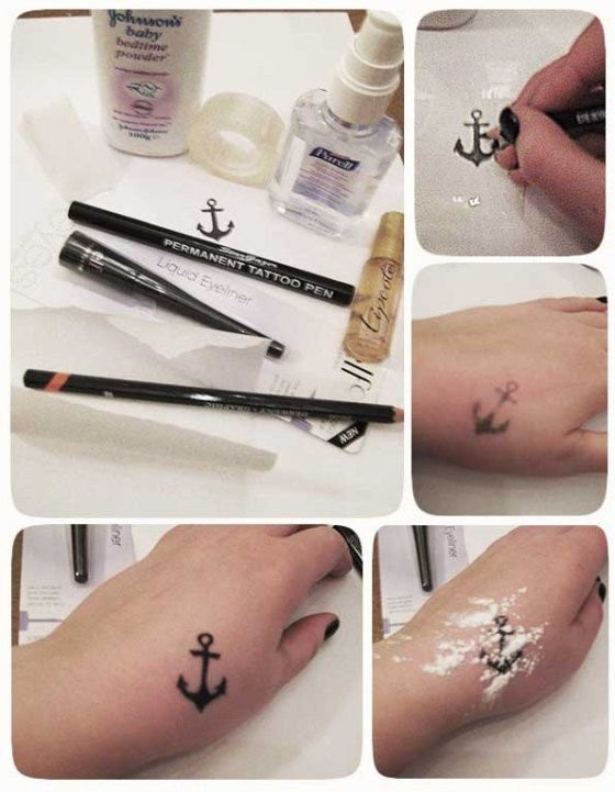 Temporary Tattoos Diy
 Love Tattoos but Don t Want to Get Inked Try These