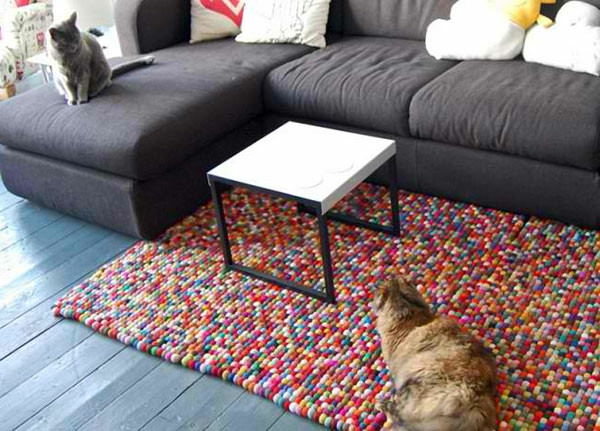 Teppich Diy
 DIY Teppiche und Fußmatten Bunt wohnen