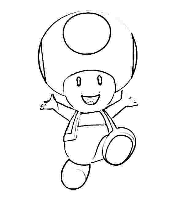 Toad Ausmalbilder
 Nos jeux de coloriage Mario bros à imprimer gratuit Page