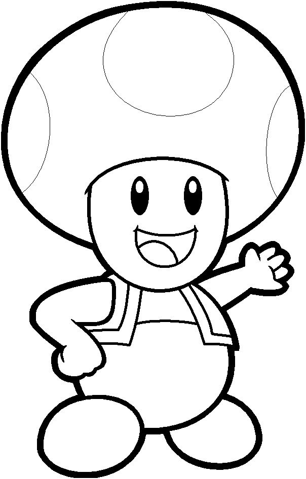Toad Ausmalbilder
 Toad Coloring Page AZ Coloring Pages