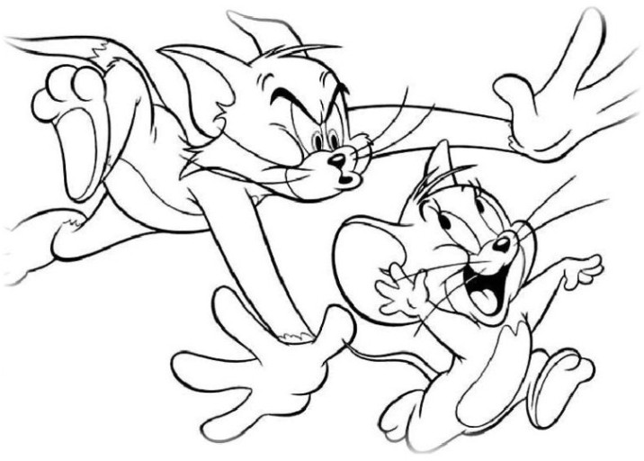 Tom Und Jerry Ausmalbilder
 Ausmalbilder zum Ausdrucken Gratis Malvorlagen Tom und Jerry 1