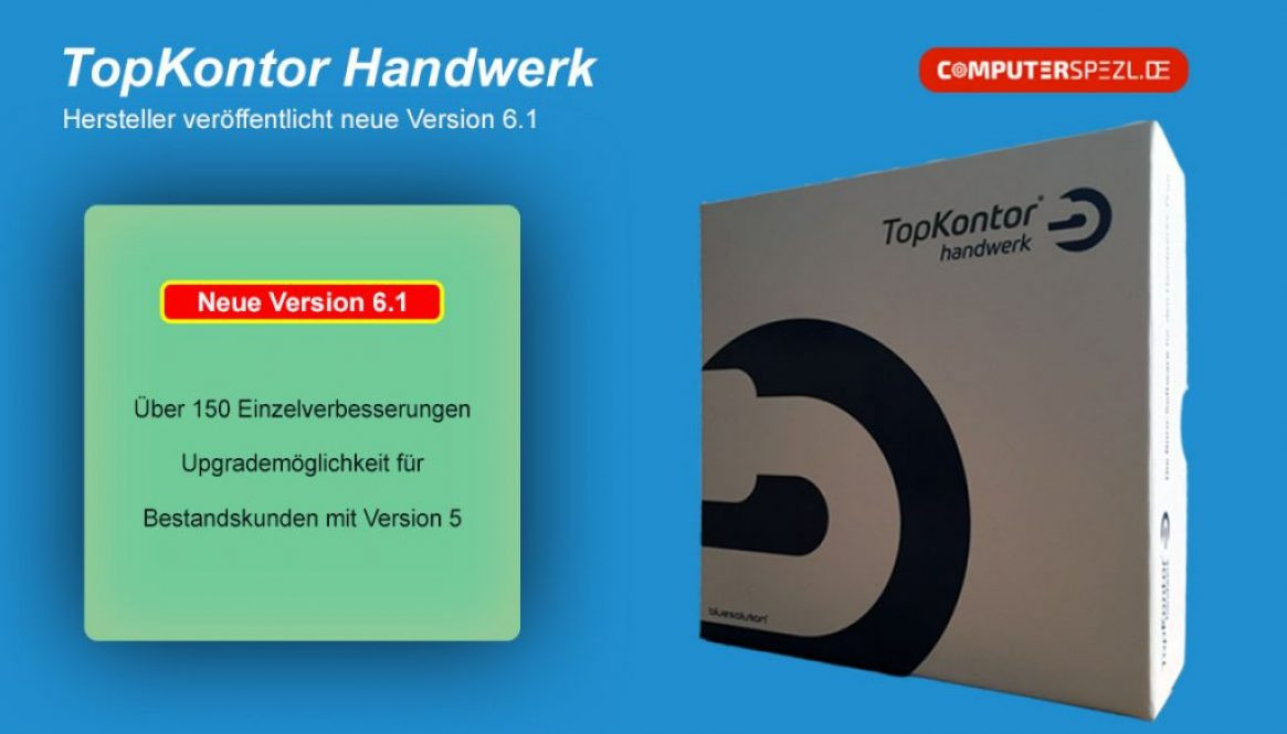 Topkontor Handwerk 6
 Neue Version 6 1 von TopKontor Handwerk veröffentlicht