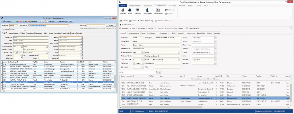 Topkontor Handwerk 6
 Neue Versionen der Software TopKontor Handwerk TopKontor