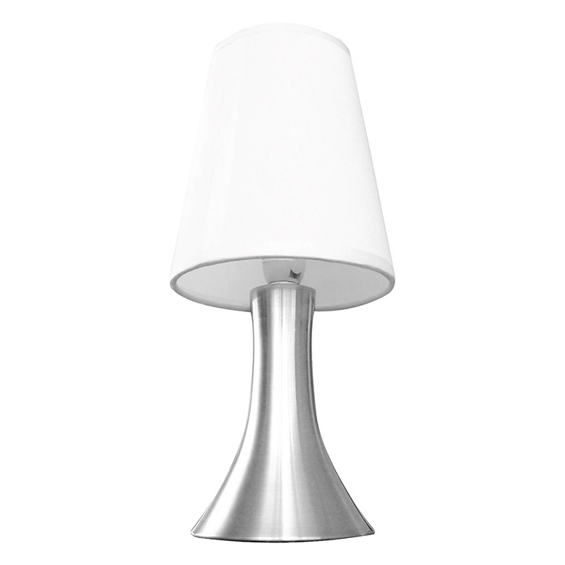 Touch Lampe
 Touch Lampe E14 mit Edelstahlfuß in modernem Design Eaxus