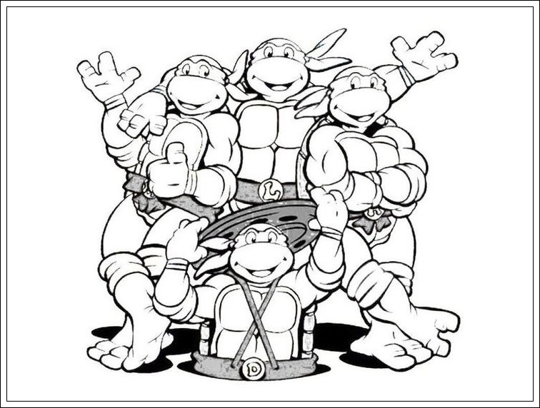 Turtles Ausmalbilder
 Ausmalbilder Ninja Turtles zum Drucken Ausmalbilder