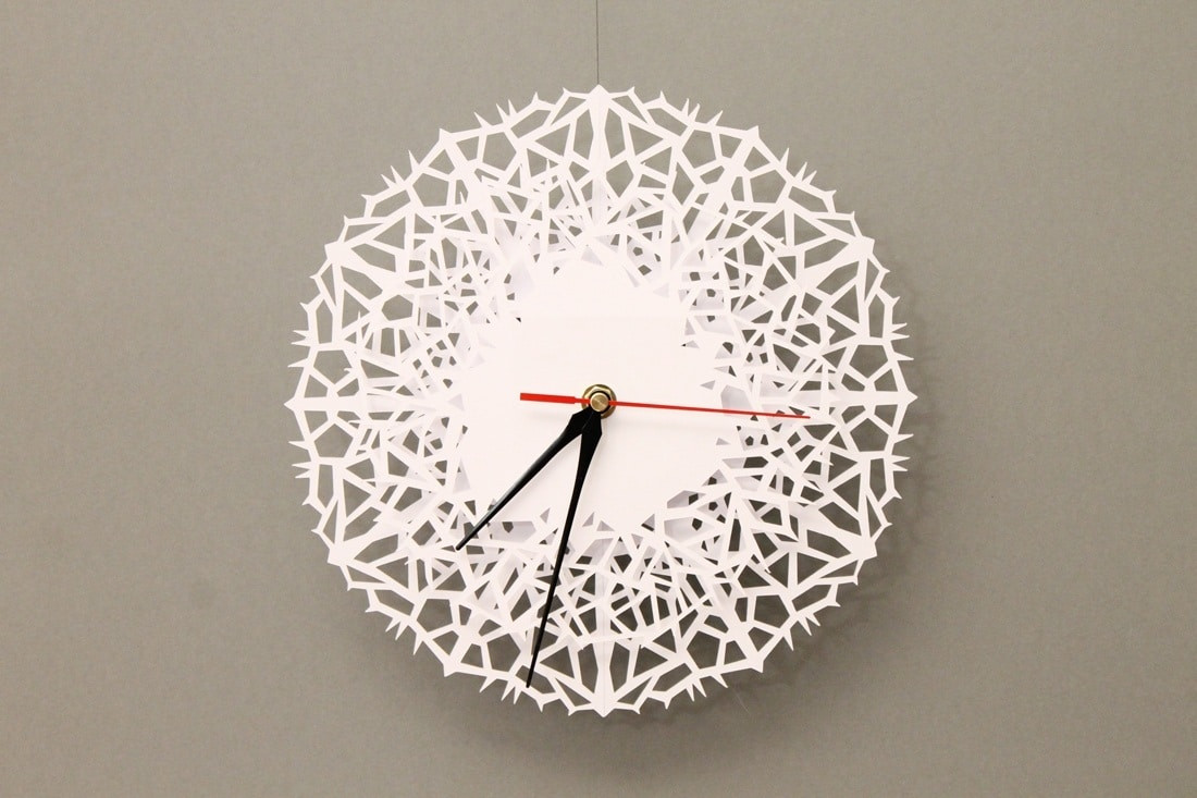 Uhr Diy
 DIY Moderne Uhr aus Papier Handmade Kultur