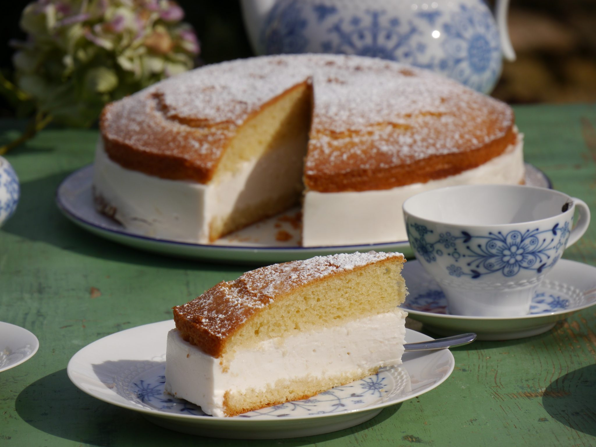 Veganer Geburtstagskuchen
 Veganer Zitronenkuchen mit Vanille Creme