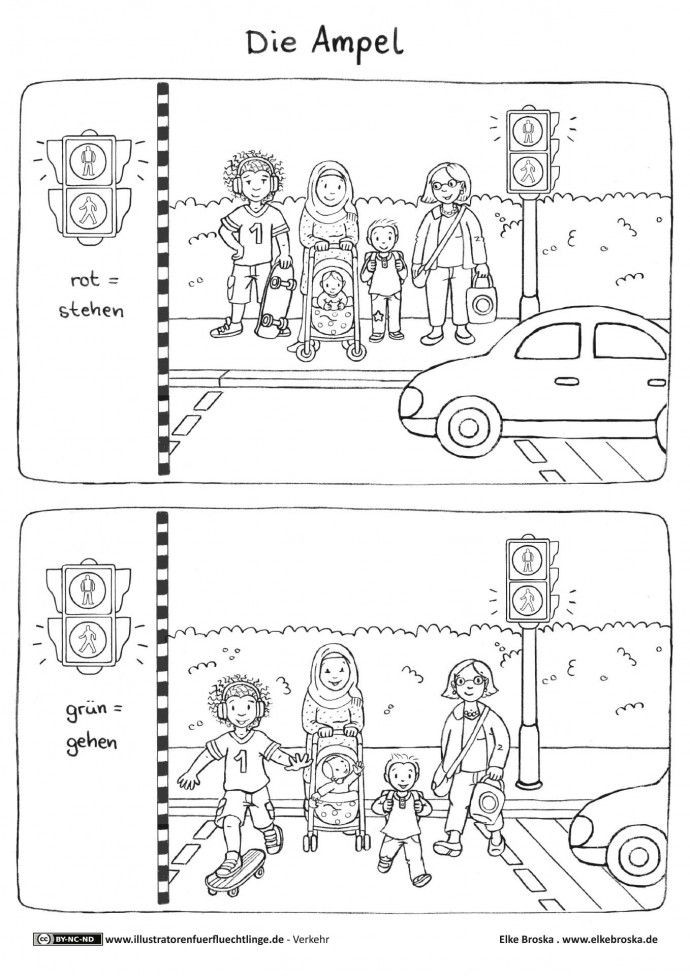 Verkehrserziehung Kindergarten Ausmalbilder
 8 besten Verkehrserziehung im Kiga Bilder auf Pinterest