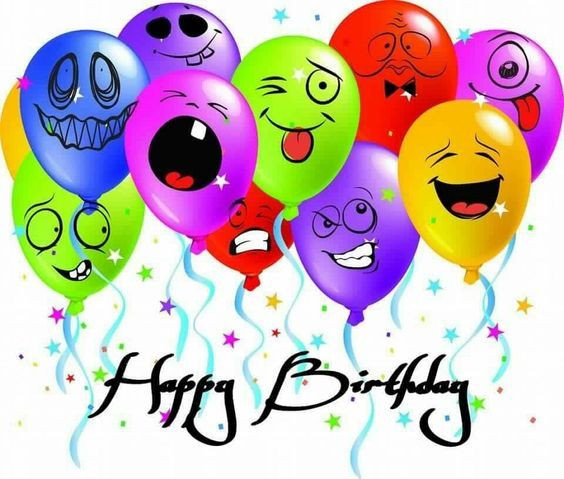 Verrückte Geburtstagswünsche
 Happy Birthday balloons crazy friends