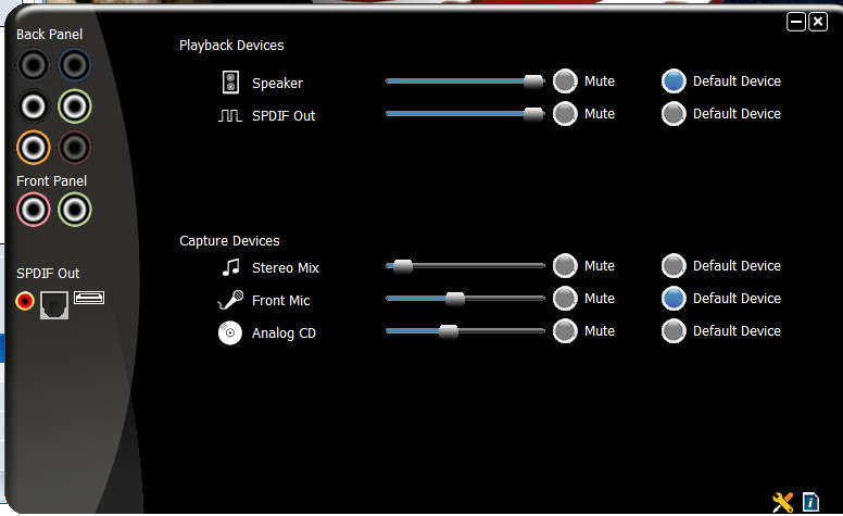 Via Hd Audio Deck
 VIA HD Audio Deck expert mode Windows 7 Help Forums