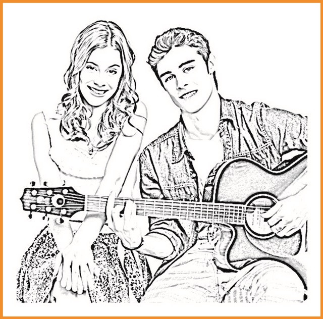 Violetta Ausmalbilder Ausdrucken
 Ausmalbilder Violetta Und Leon Violetta Ausmalbilder