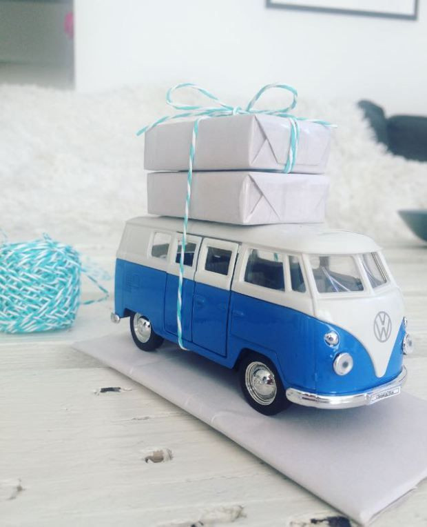 Vw Bulli Geschenke
 VW Bulli DIY Geldgeschenk zur Hochzeit selber machen