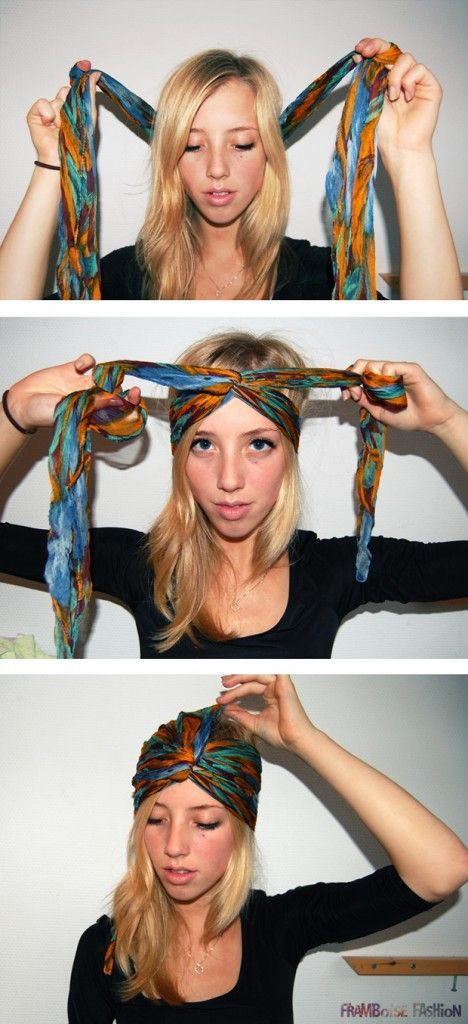 Wahrsagerin Kostüm Diy
 DIY Turban for Bike Friendly Hair Hair