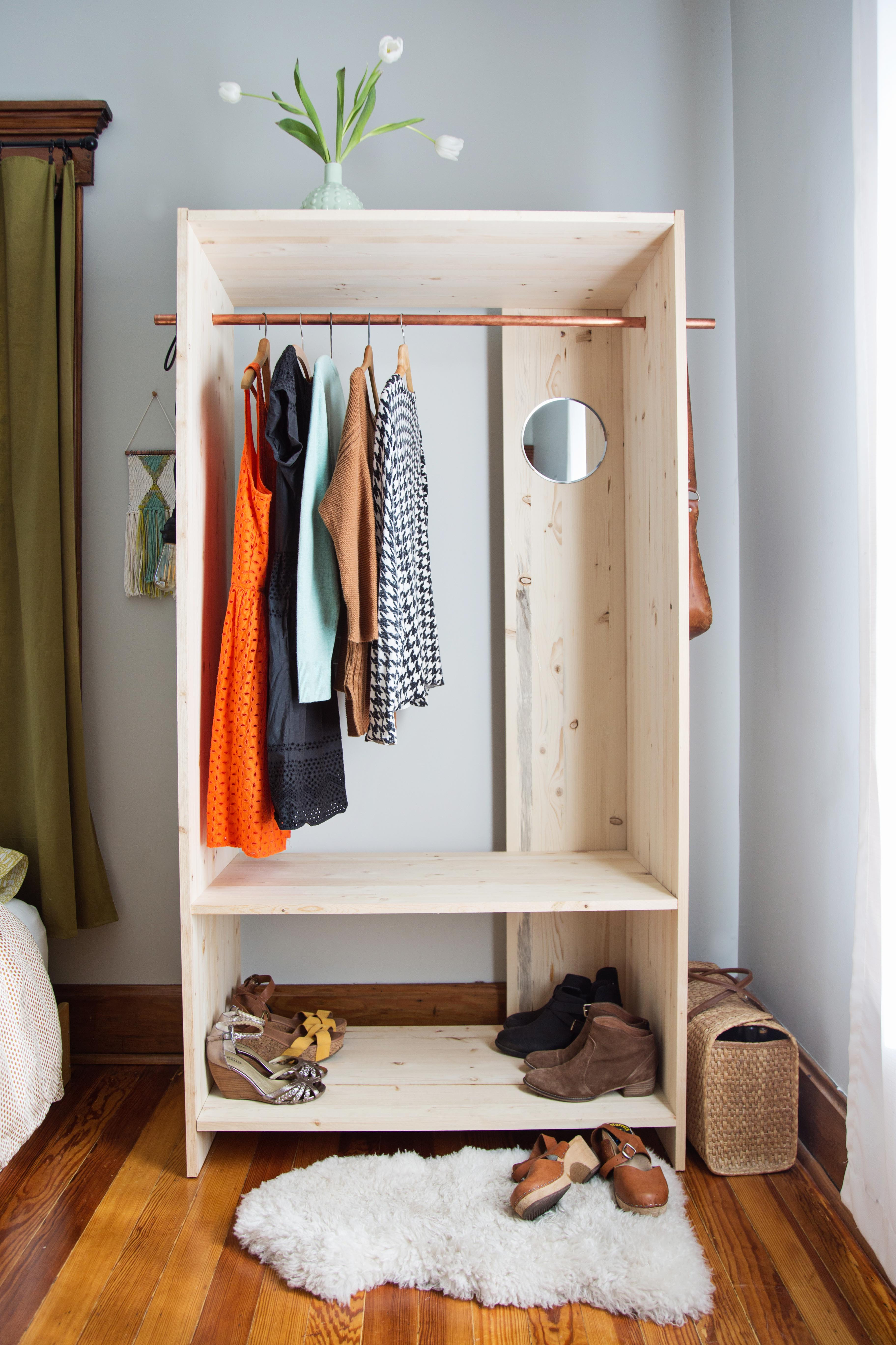 Wardrobe Diy
 Modern Wooden Wardrobe DIY A Beautiful Mess