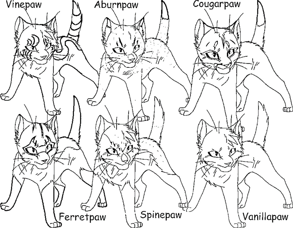 Warrior Cats Ausmalbilder
 Warrior Cat Coloring Pages To Print Coloring Home