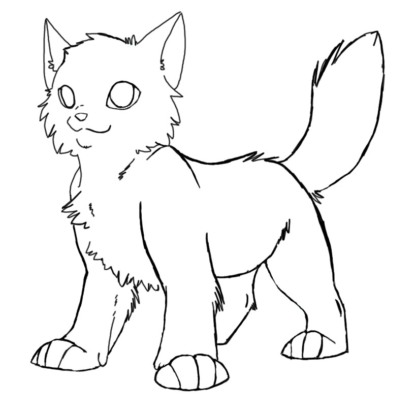Warrior Cats Ausmalbilder
 Awesome looking Warrior Cats printable online coloring
