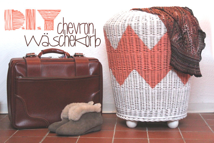 Wäschekorb Diy
 DIY Wäschekorb mit Chevron Muster