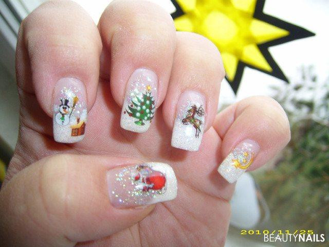 Weihnachts Nageldesign Bilder
 Weihnachtsnägel Winter