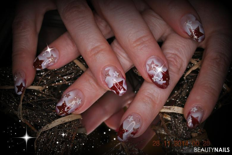 Weihnachts Nageldesign Bilder
 100 Gelnägel Bilder mit Nageldesign Galerie