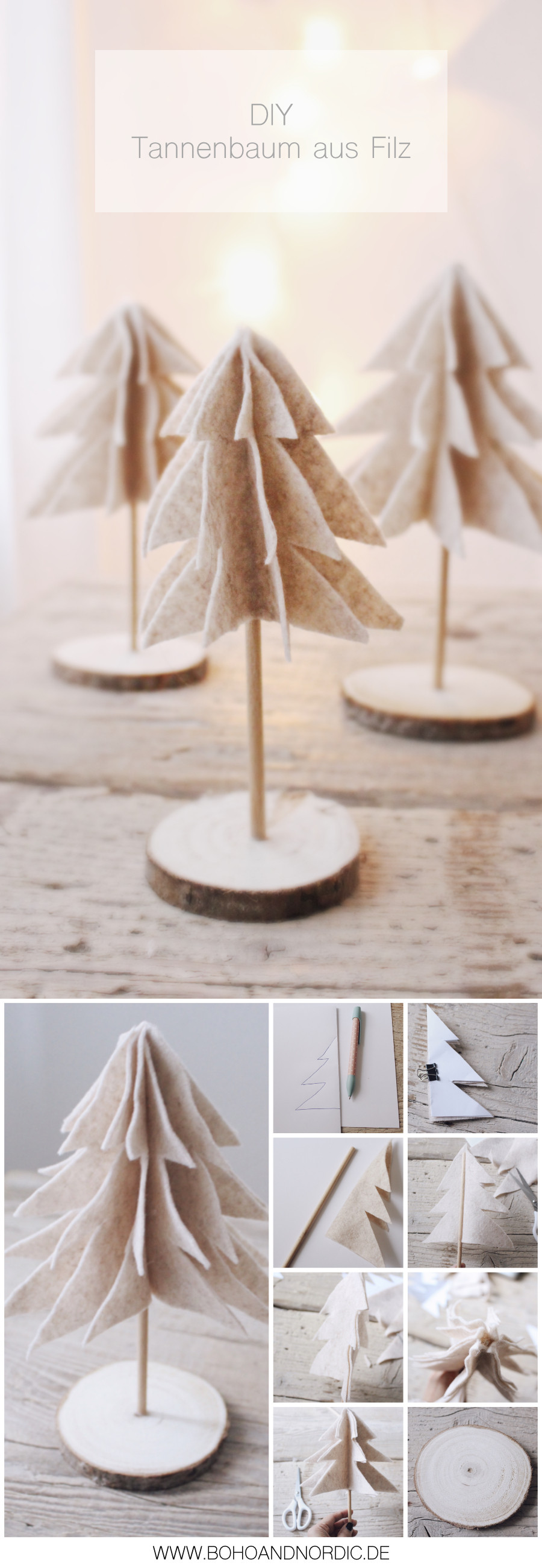Weihnachtsdeko Diy
 DIY Weihnachtsdeko Tannenbaum im skandinavischen Stil