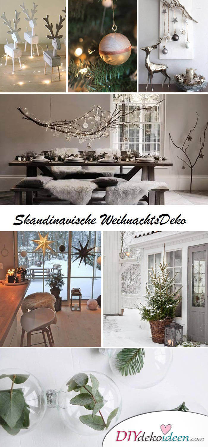 Weihnachtsdeko Diy
 Skandinavische DIY Weihnachtsdeko und Bastelideen zu