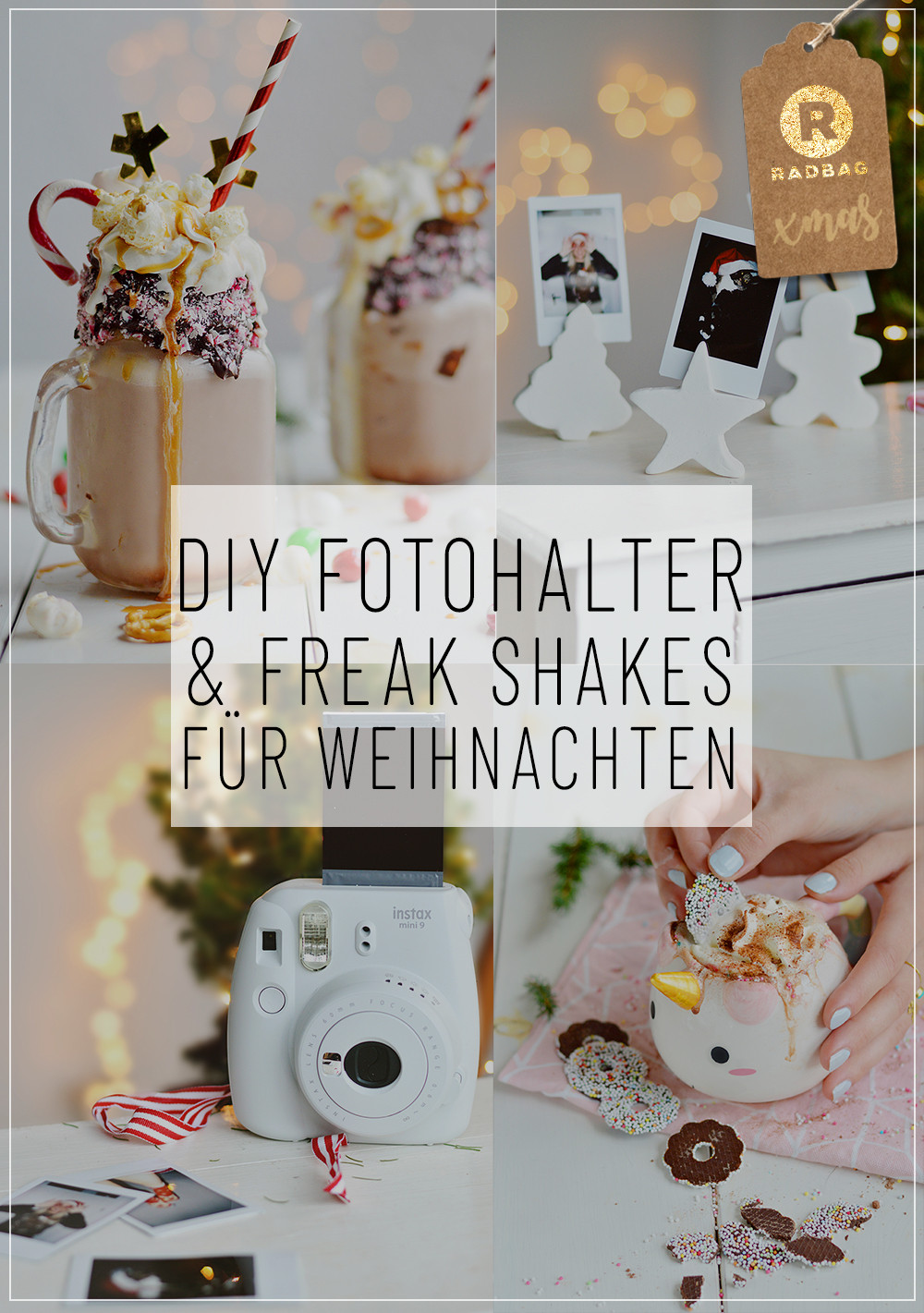 Weihnachtsgeschenke Ideen Diy
 DIY Weihnachtsgeschenke Freak Shakes und Fotohalter