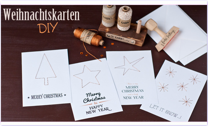 Weihnachtskarten Diy
 Weihnachtskarten DIY – Serendipity