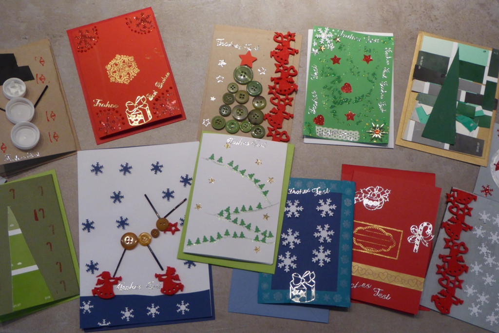 Weihnachtskarten Diy
 DIY Weihnachtskarten von Kindern – FRICKELclub