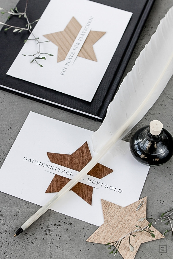 Weihnachtskarten Diy
 Analoge Post Weihnachtskarten