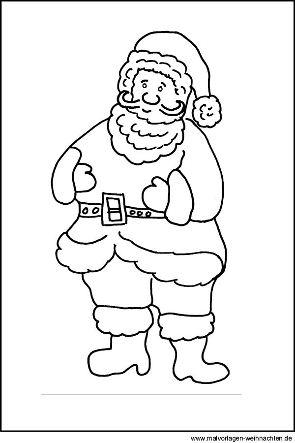 Weihnachtsmann Ausmalbilder
 Ausmalbilder weihnachtsmann kostenlos Malvorlagen zum