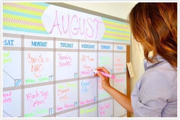 Whiteboard Diy
 Transformed A Dry Erase Board Camille Styles