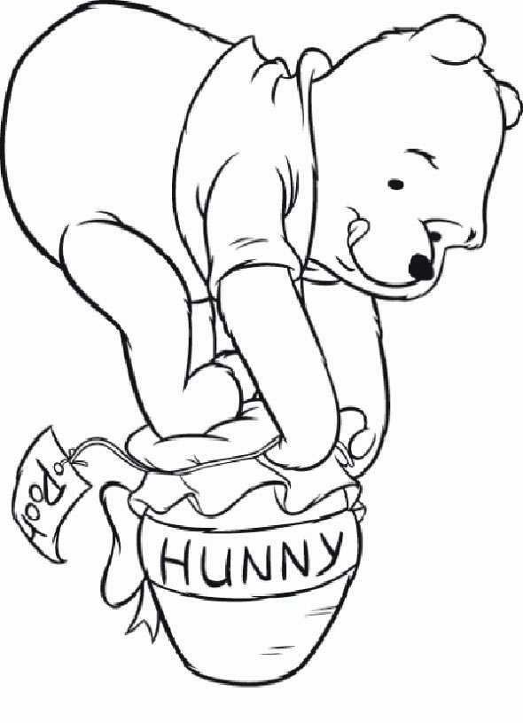 Winnie Pooh Baby Malvorlagen
 Ausmalbilder kostenlos Winnie Pooh Baby 1