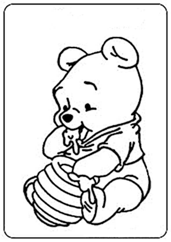 Winnie Pooh Baby Malvorlagen
 Ausmalbilder kostenlos Winnie Pooh Baby 12
