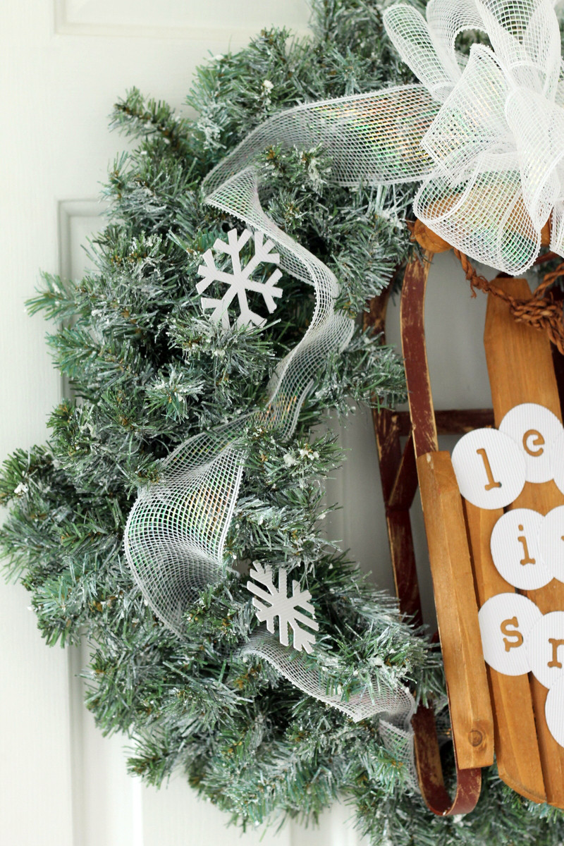 Winter Diy
 DIY Winter Wreath Let It Snow Crafts Unleashed