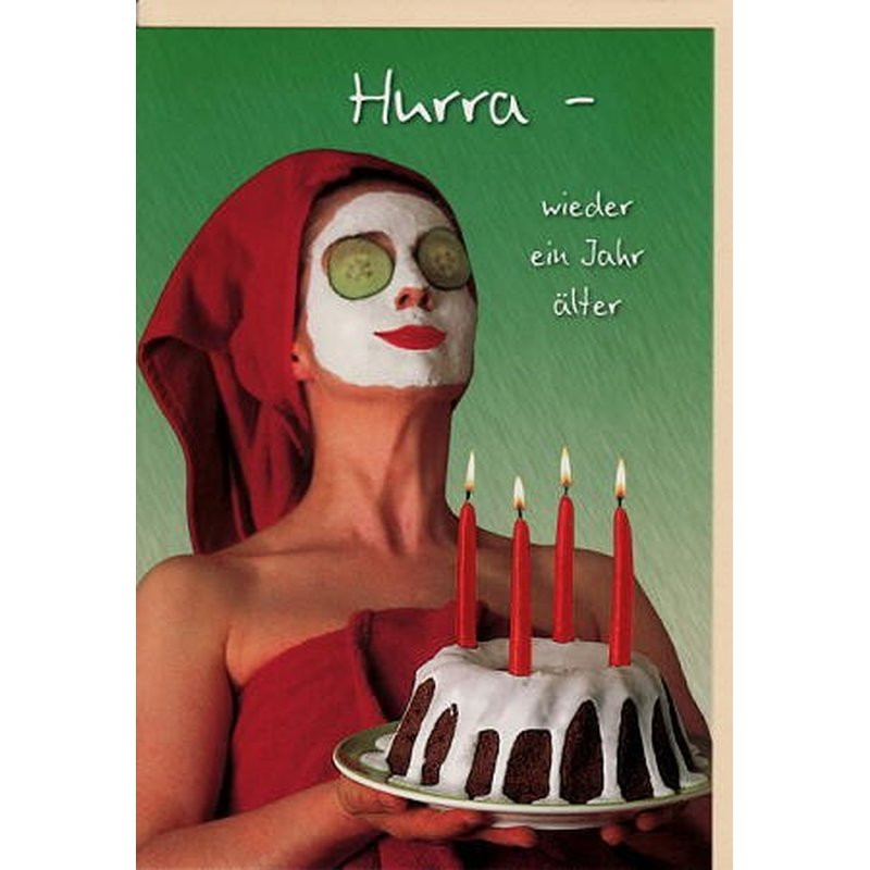 Witzige Geburtstagskarten
 Witzige Geburtstagskarte Gurkenmaske