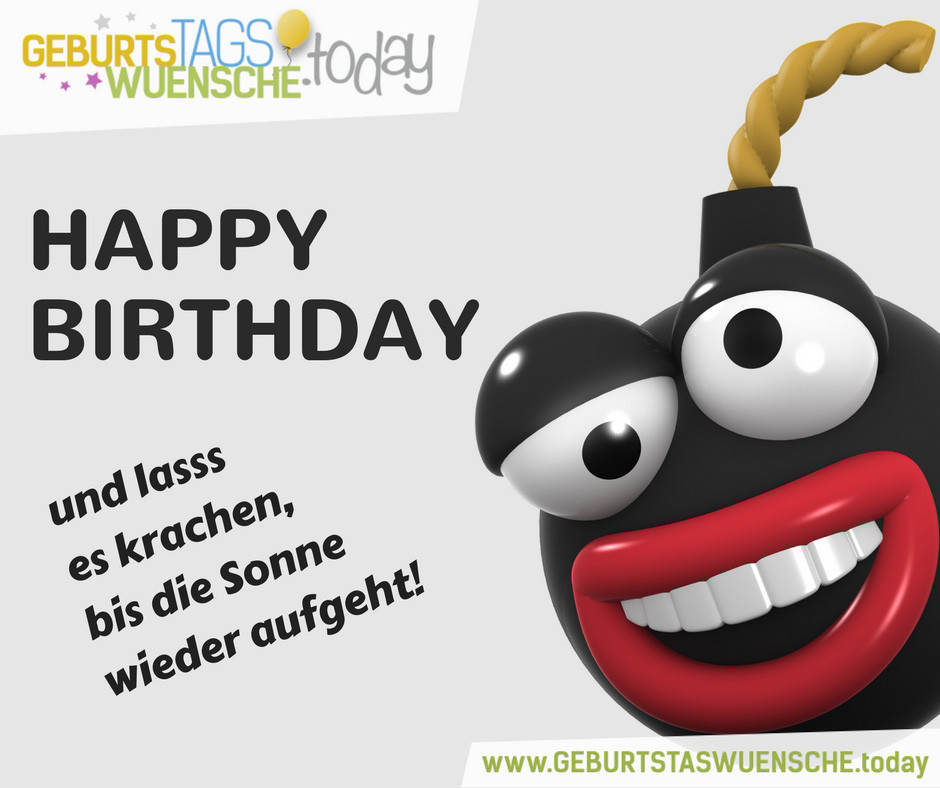 Witzige Geburtstagssprüche
 Geburtstagswünsche & Geburtstagsprüche Happy Birthday