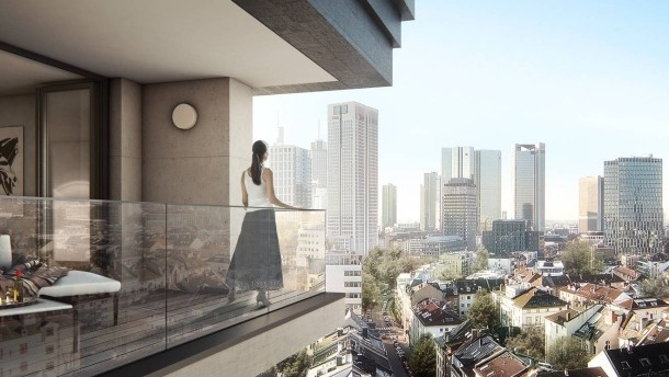 Wohnungen Frankfurt
 Wohnhochhäuser in Frankfurt Nachfrage der Luxus Wohnungen