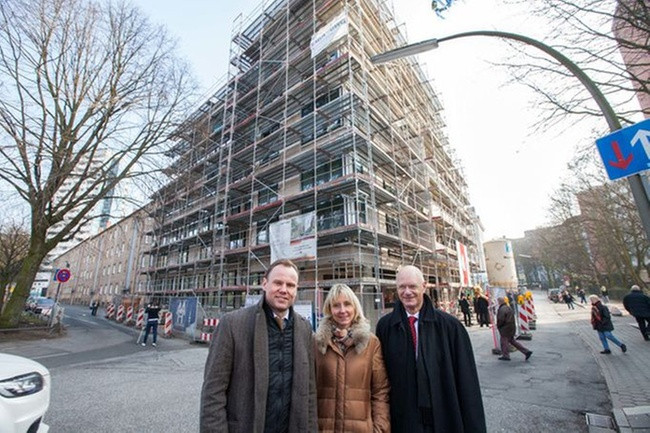 Wohnungen In Hamburg
 Sozialer Wohnungsbau Richtfest für 20 Wohnungen in