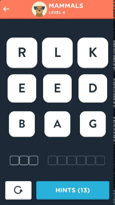 Wordbrain 2 Handwerk
 WordBrain 2 Mammals Answers