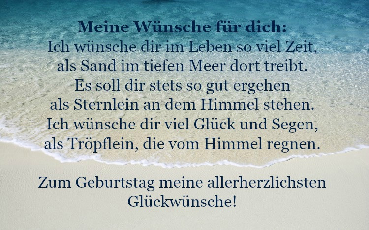 Wunderschöne Geburtstagssprüche
 Geburtstagswünsche In Den Himmel