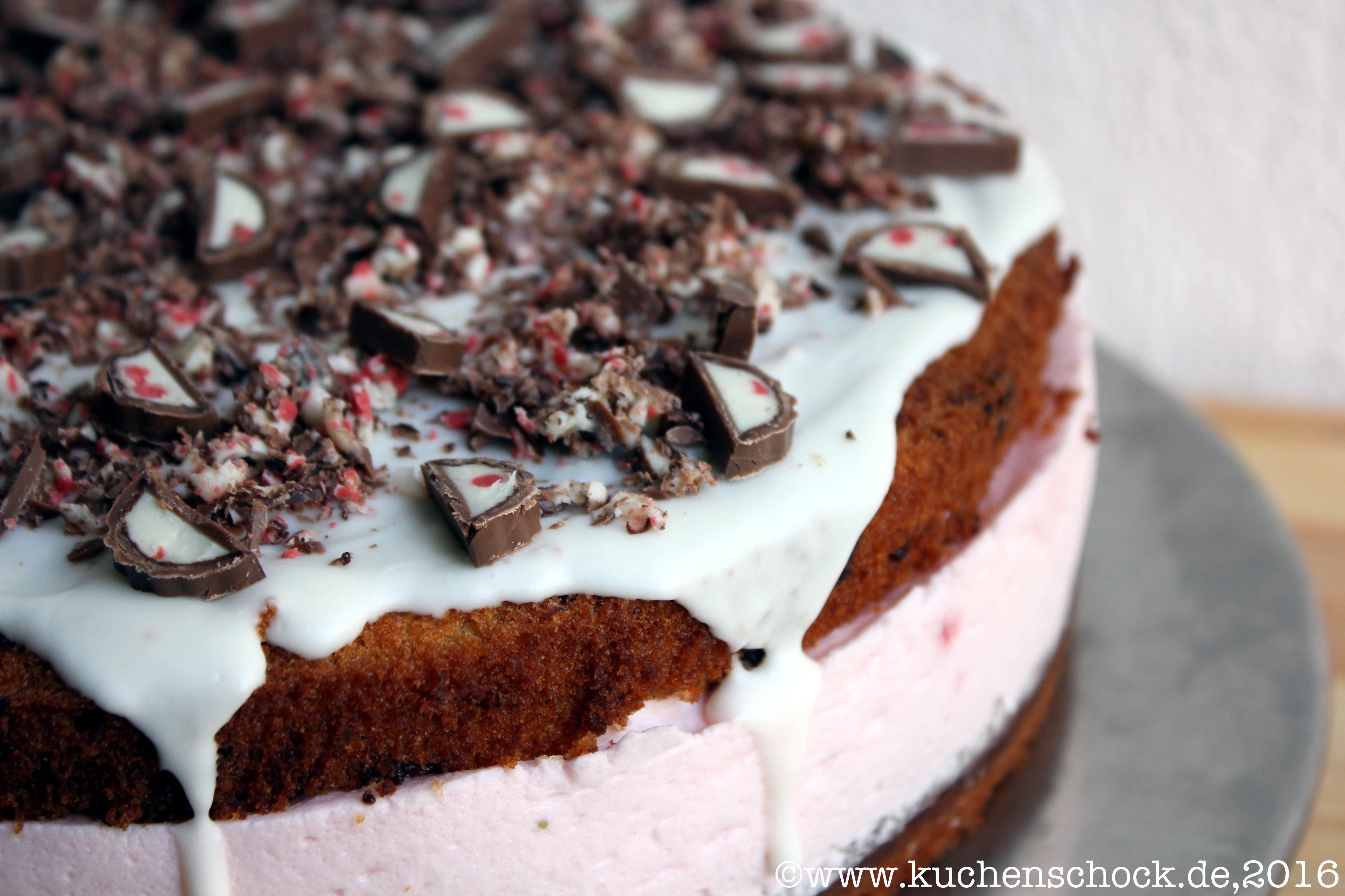 Yogurette Kuchen
 Yogurette Torte – ein Traum in rosa