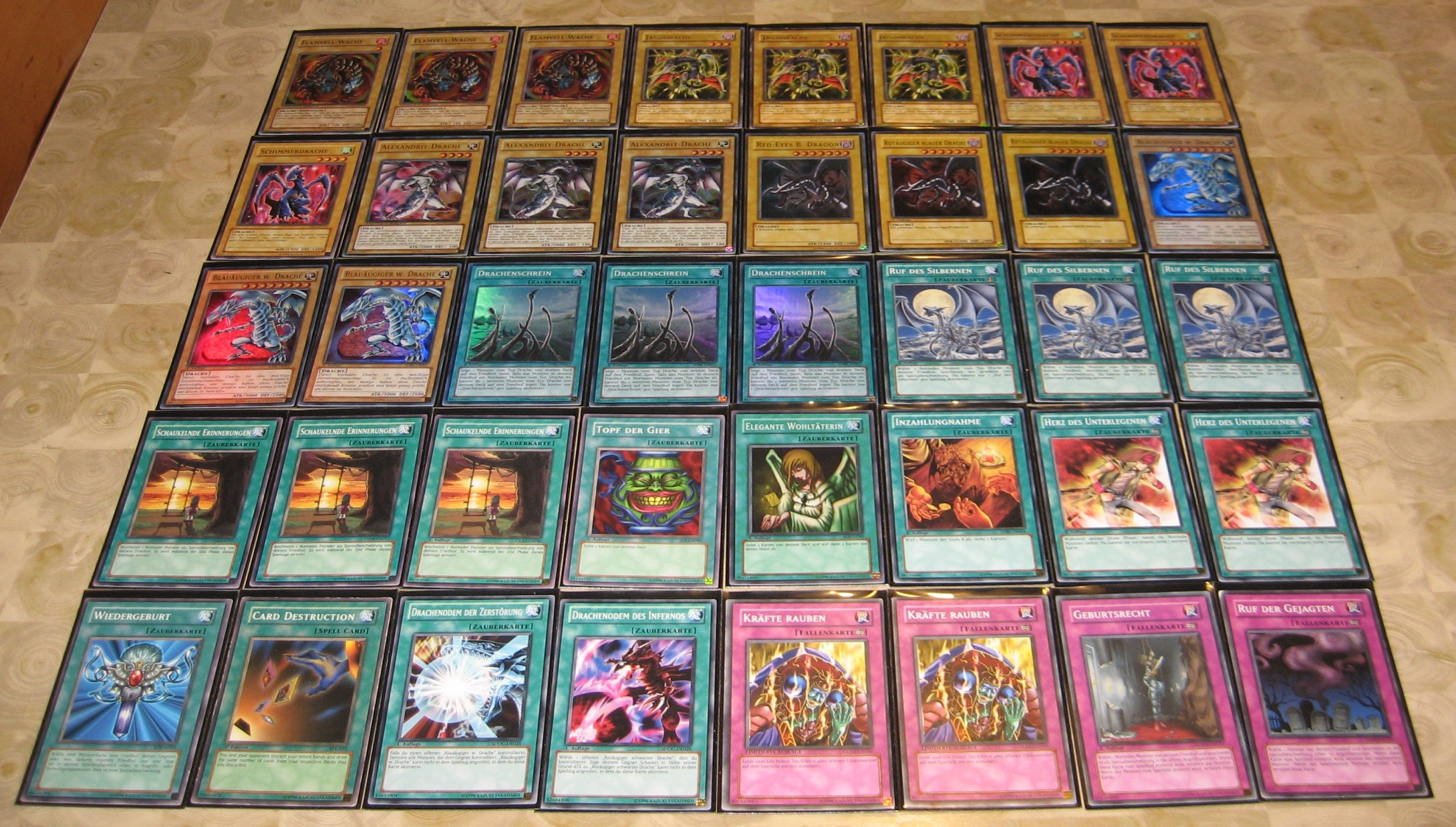 Yu Gi Oh Decks
 Some Yu Gi Oh Decks I built recently…