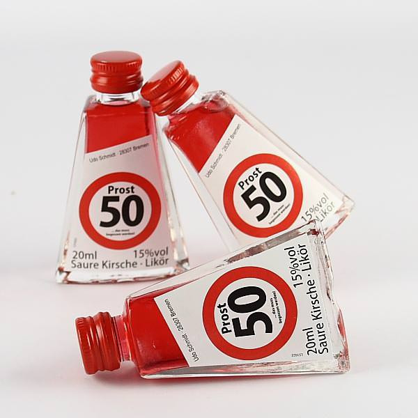 Zum 50 Geburtstag Geschenke
 Schnaps