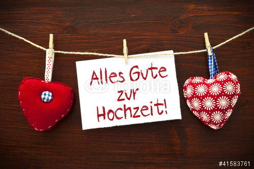 Zur Hochzeit Alles Gute
 GamesAgeddon 2 Stoffherzen mit Alles Gute zur Hochzeit