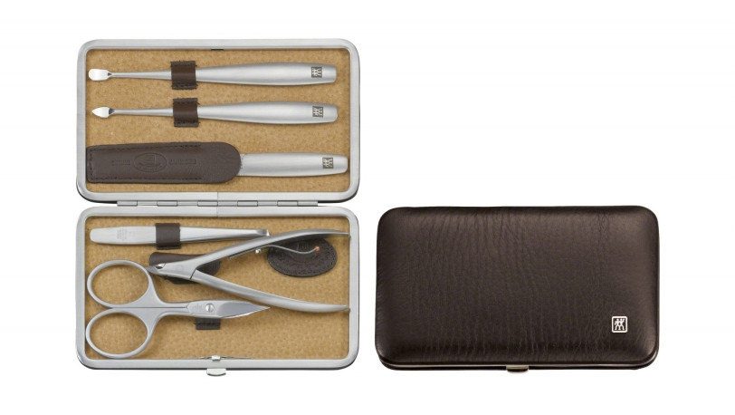 Zwilling Maniküre Set
 Zwilling Elk Leather Manicure Set Brown 6 Pcs