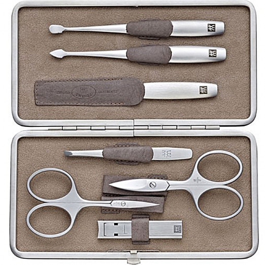 Zwilling Maniküre Set
 Zwilling Twinox Taupe Manicure Set 7 teilig